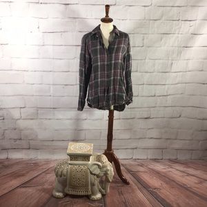 Anthropologie Bella Dahl Plaid Shirt